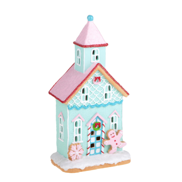 Casetta Gingerbread  con LED