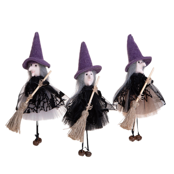 Set 3 Befane 22 cm con Campanelli