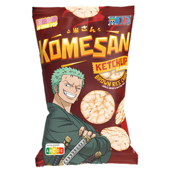 Komesan Zoro Ketchup Chips (confezioni da 3)