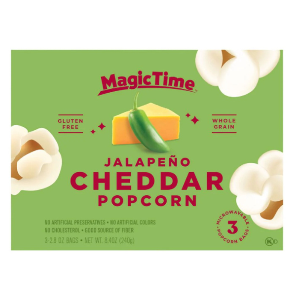 Magic Time Jalapeño Cheddar (confezioni da 3)